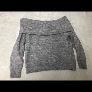 Off shoulder sweater